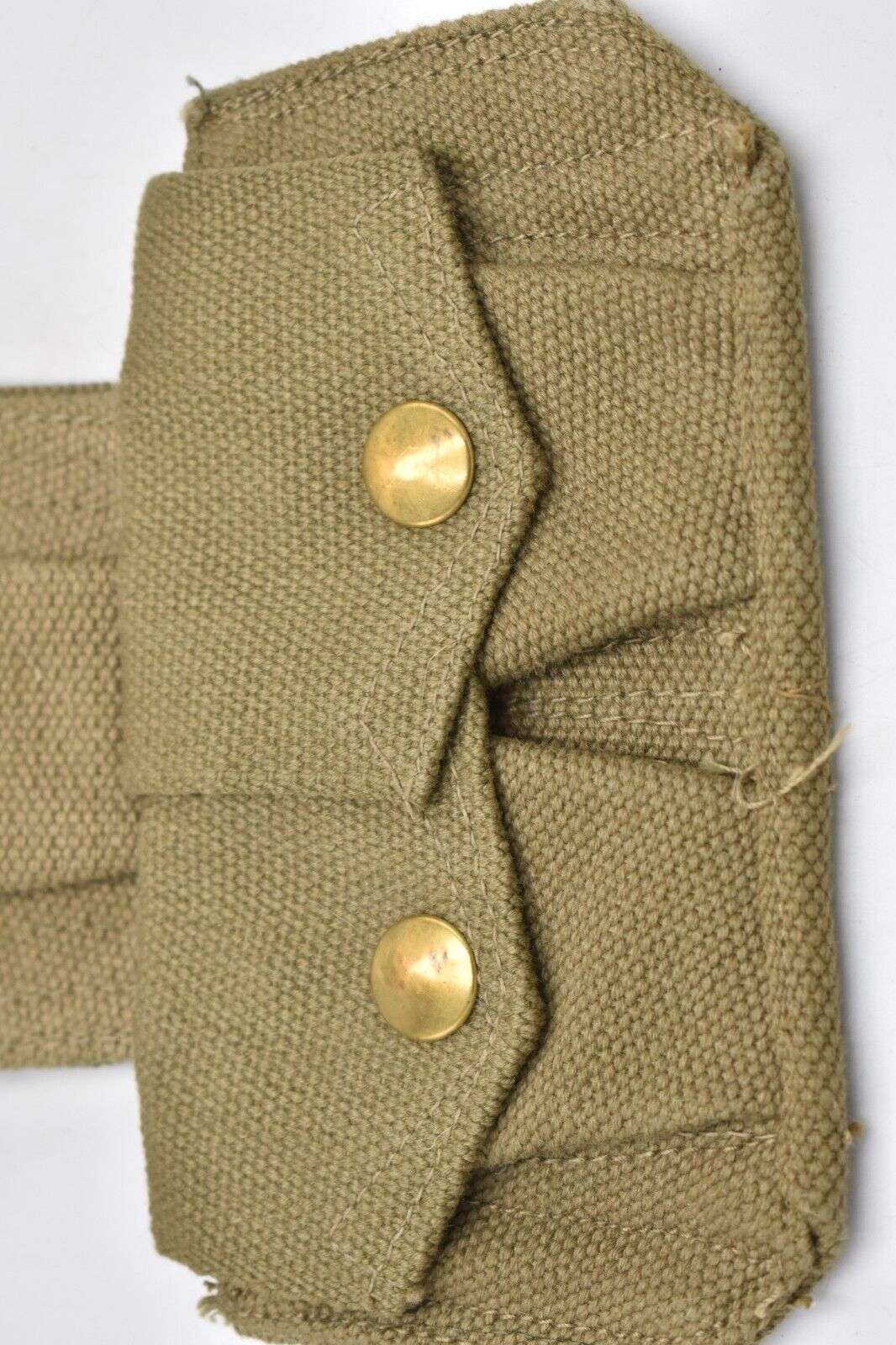 British Army WWII 37 Pattern Triple Ammunition Pouch – Dated 1943