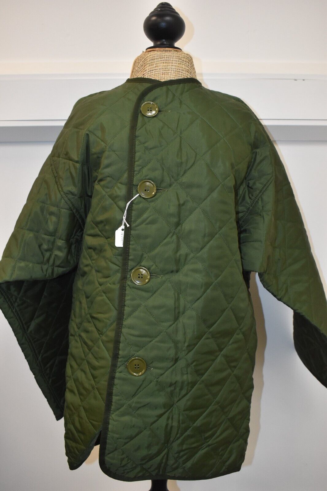 British Army Green Quilted Extreme Cold Weather Parka Jacket Liner – Size 170/10