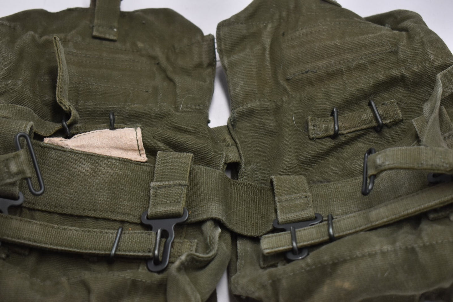 British Army 58 Pattern Webbing Kidney Pouch Set