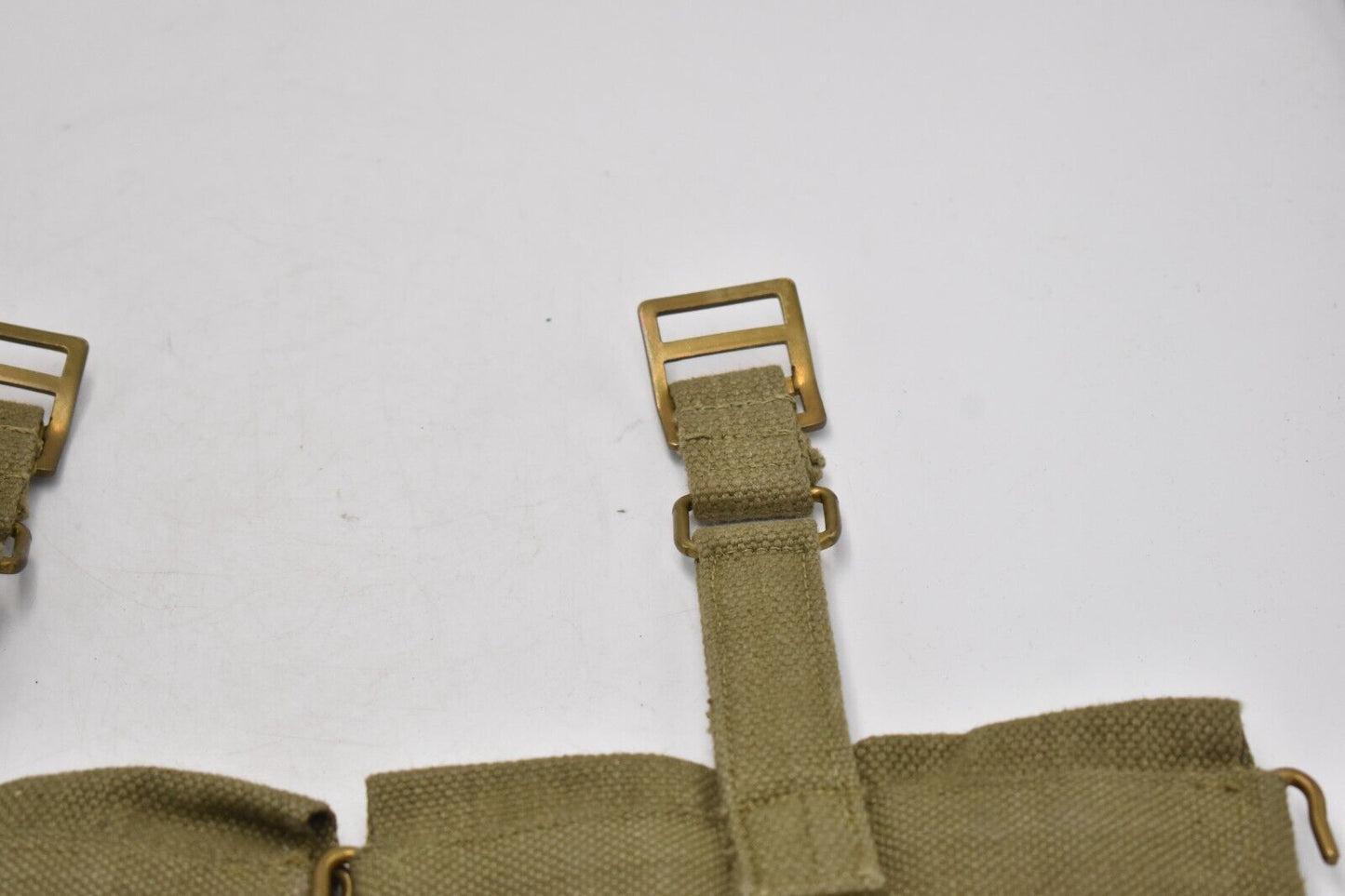 Belgian Army 1953 Dated Double Ammunition Pouches – Original Military Webbing