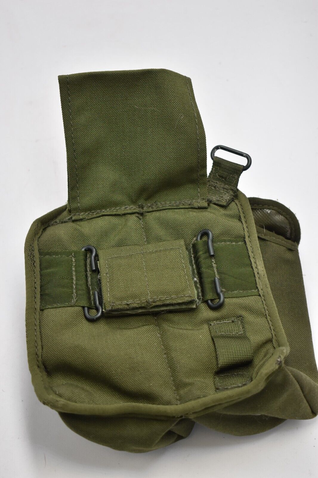 British Army Olive Green PLCE Double Ammunition Pouch – Drop Loop