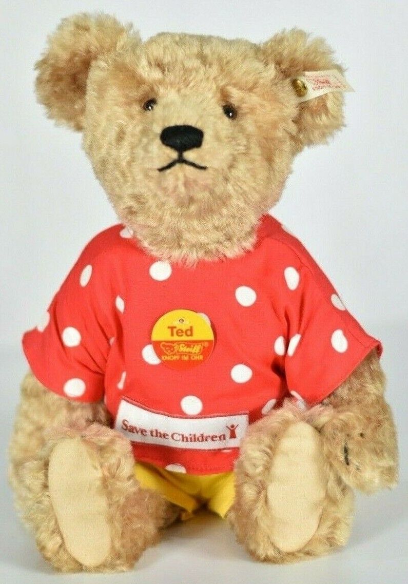 Steiff Ted Save The Children Teddy Bear Limited Edition Retired 654442