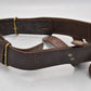 British Army WWI 1914 Pattern Leather Reproduction Webbing Belt by MHW – W32"