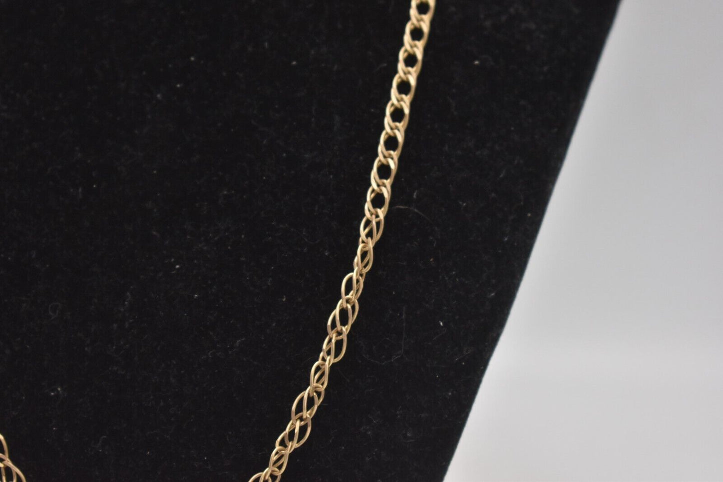 Vintage 9ct Gold Curb Chain Necklace – 50cm / 9.1g