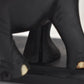 Vintage Hand-Carved Ebony Wooden Elephant Bookends Ceylonese 13cm