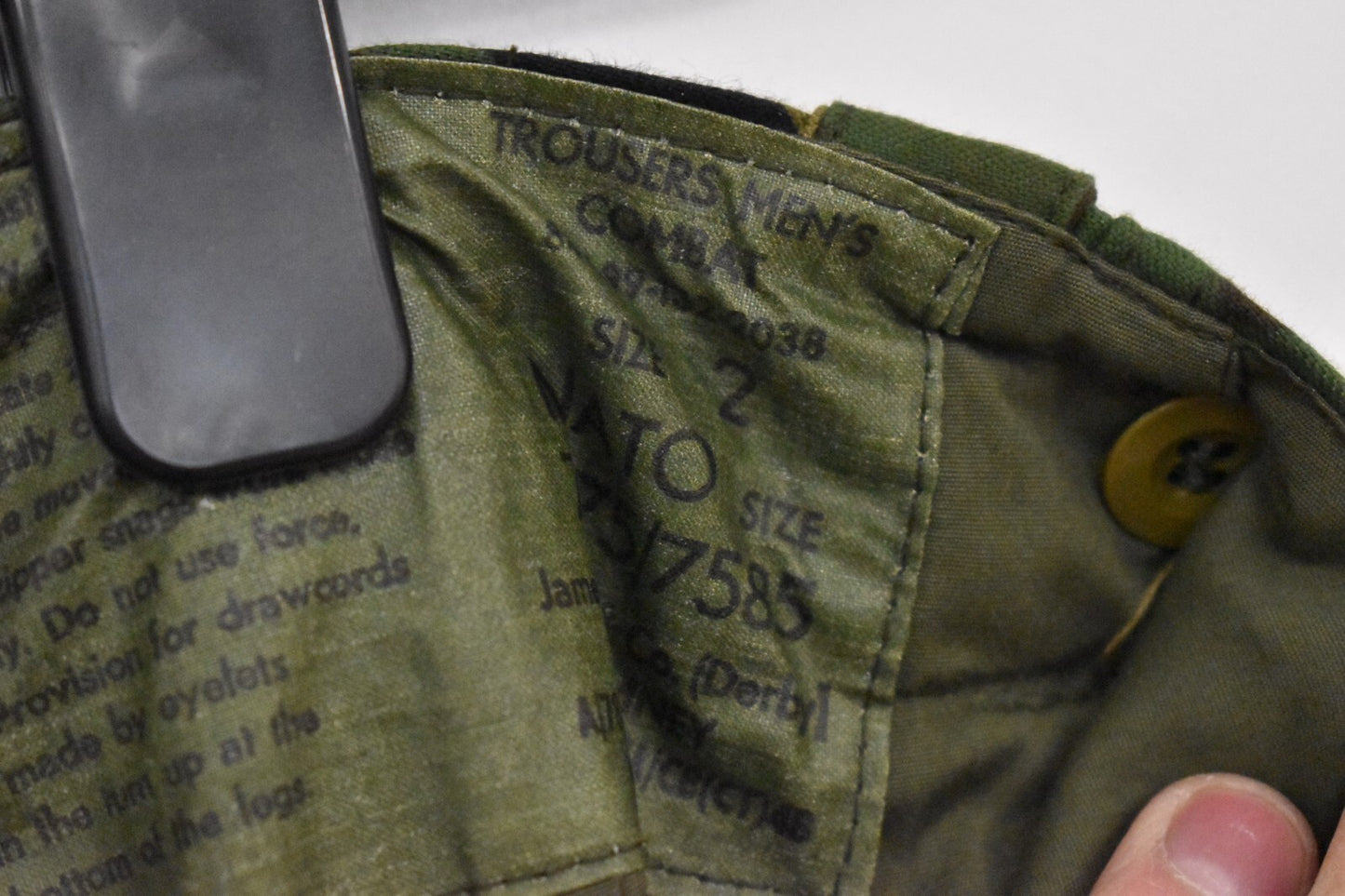 British Army Early 68 Pattern DPM Combat Trousers – W32" L30"