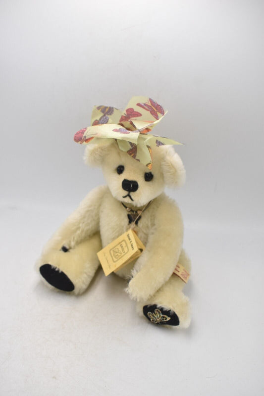 Grisly Spielwaren Frühling Teddy Bear – Limited Edition – Retired – Mohair – Tag