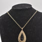 Vintage Miracle Britain Scottish Celtic Amber Pendant Necklace – 65cm