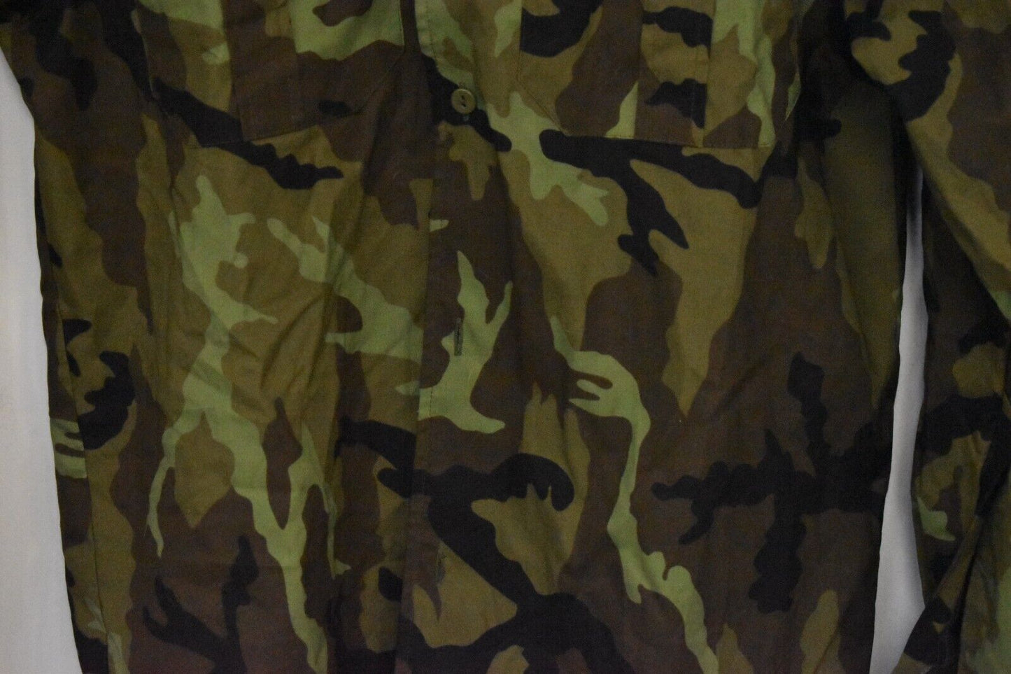 Czech Army Woodland Camo Shirt VZ 95 Field Uniform Size 170/35/36