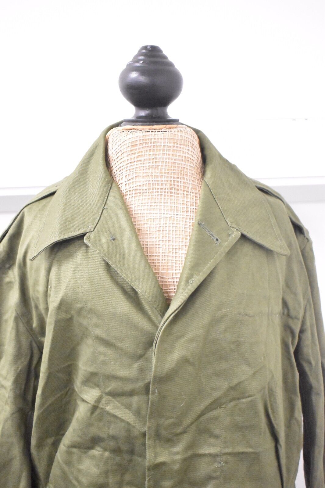 British Army 1966 Overall Jacket Olive Green - Chest Size 37-39 Inches