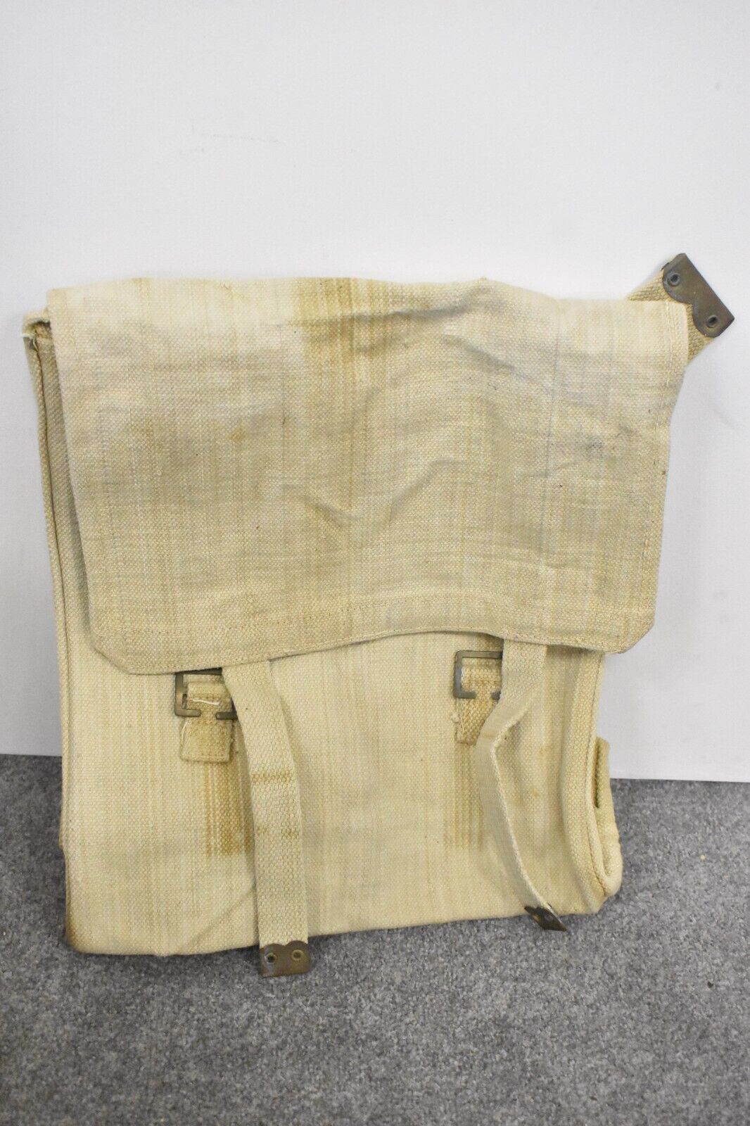 British Army WWII 37 Pattern Webbing Large Pack/Canvas Haversack – 1943 Dated