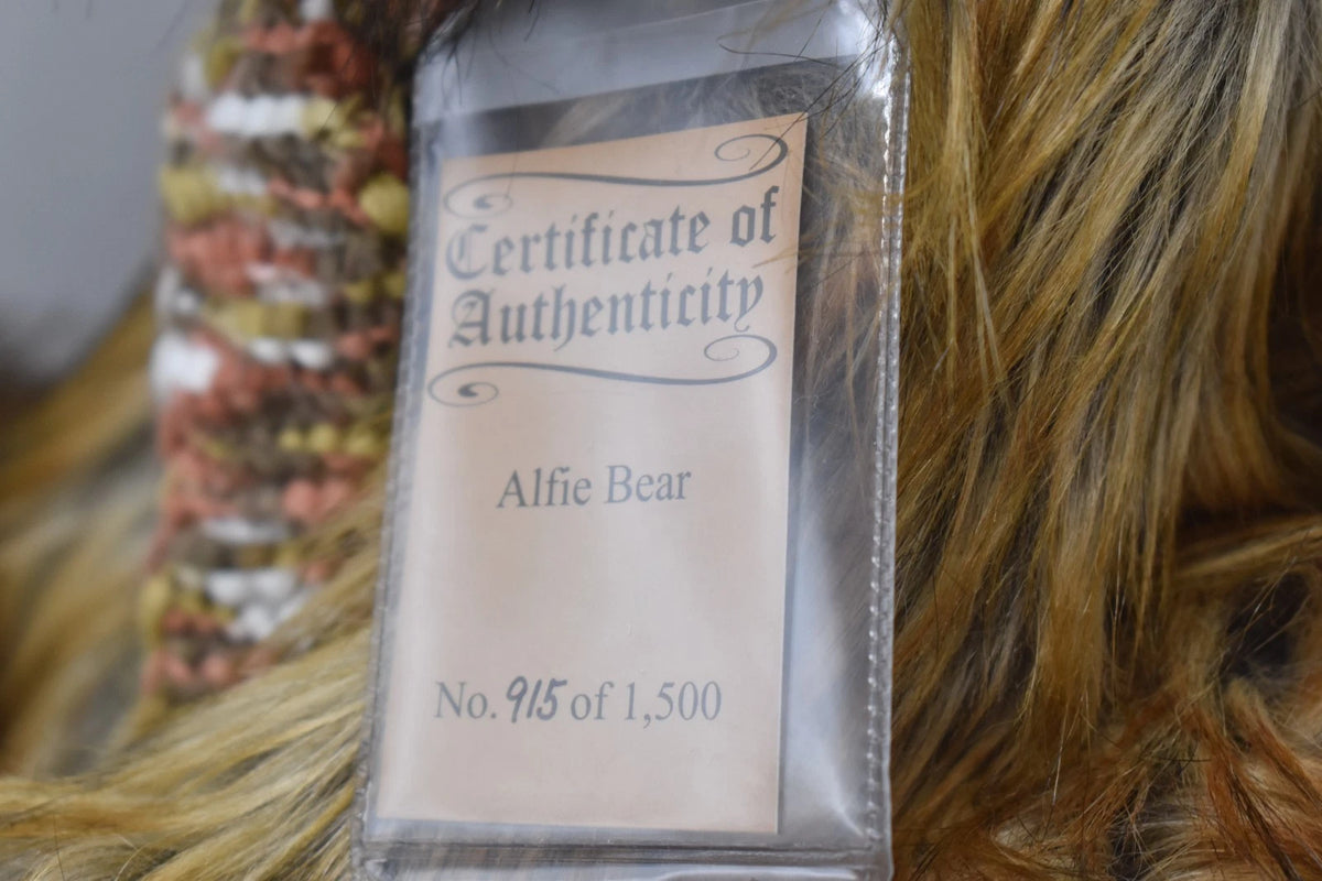 Suki Silver Tag Alfie Teddy Bear Limited Edition 915/1500 Tagged 54cm