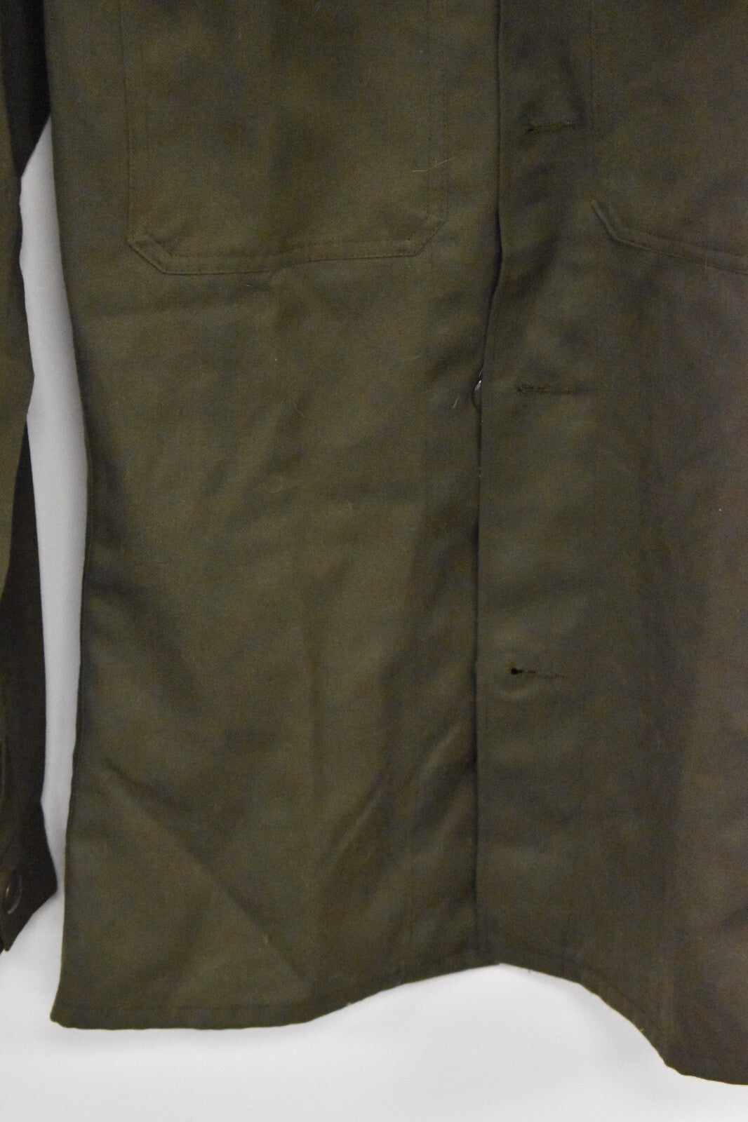 Austrian Army Field Shirt – Heereseigentum Olive – Dated 1983 – 40" Chest