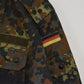 German Army Flecktarn Camo Field Shirt Jacket 1994 - 40" Chest Military Surplus