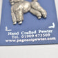 Vintage Pageant Pewter Poodle Dog Brooch – Women's Costume Jewellery, 4cm