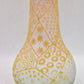 Antique Victorian Mt. Washington Satin Case Glass Vase Blue & Pink 21cm