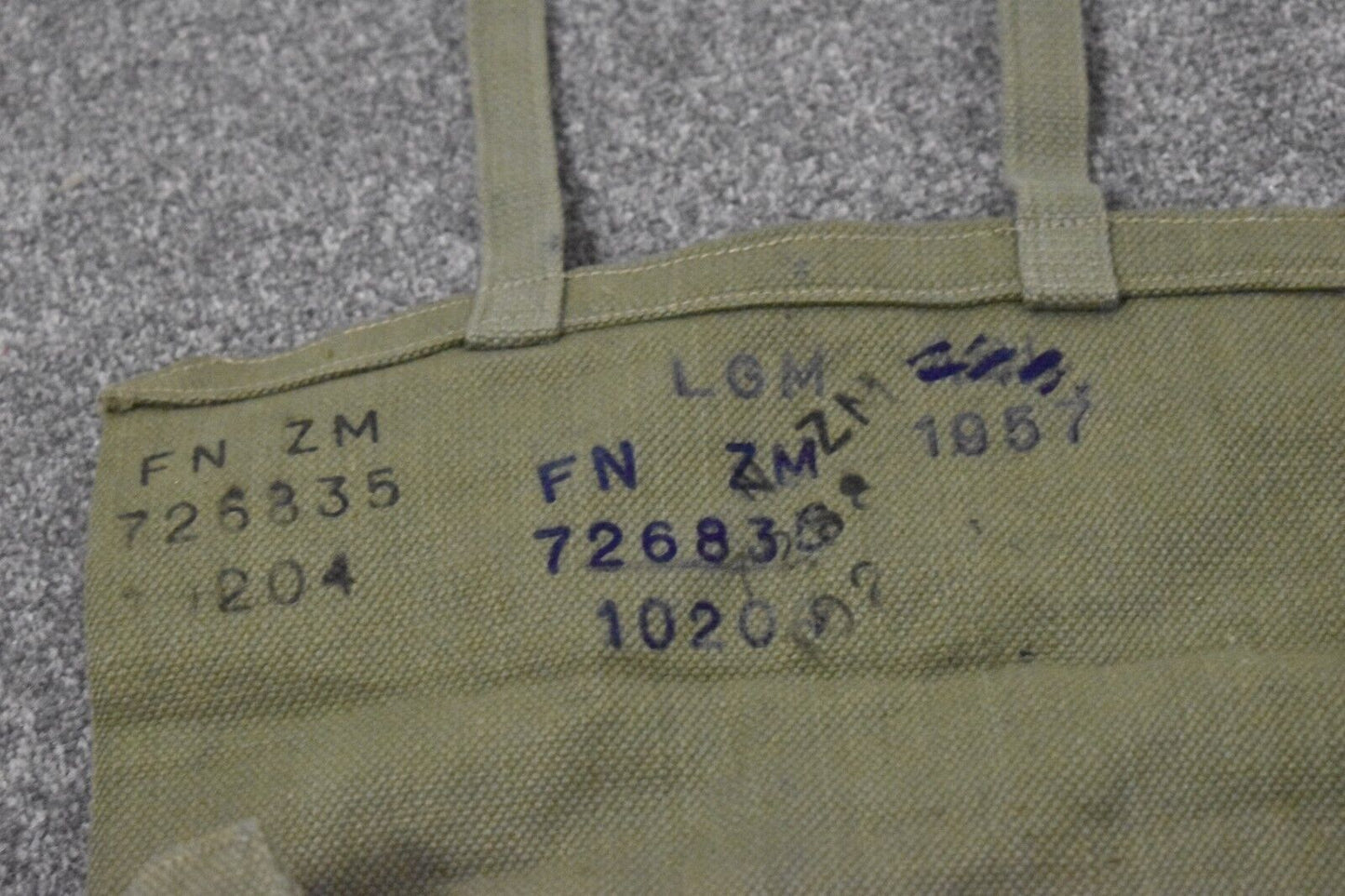 Belgian Army 1957 37 Pattern Haversack – Small Shoulder Bag