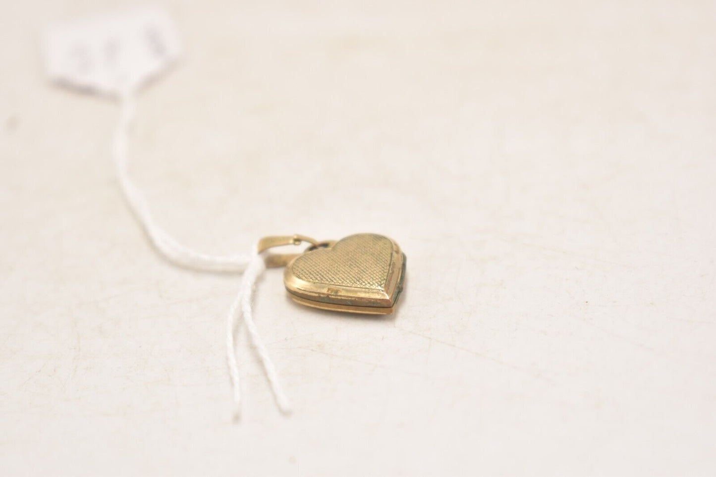 Antique 9ct Rolled Gold Heart Locket Pendant