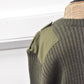 British Army Olive Green Wool Jumper Pullover Thermal Jersey - Size 100cm