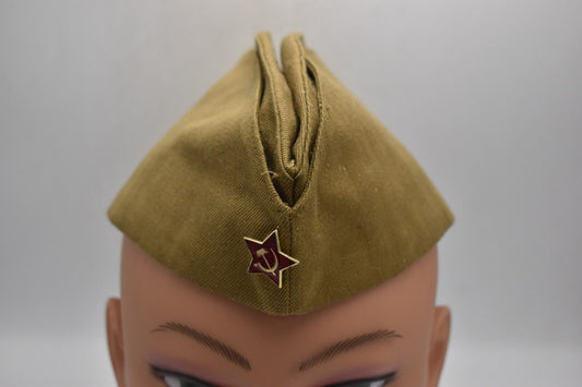 USSR Russian Army Garrison Cap – Field Forage – Size 57 – Vintage Military