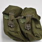 British Army Olive Green PLCE Double Ammunition Pouch – Drop Loop