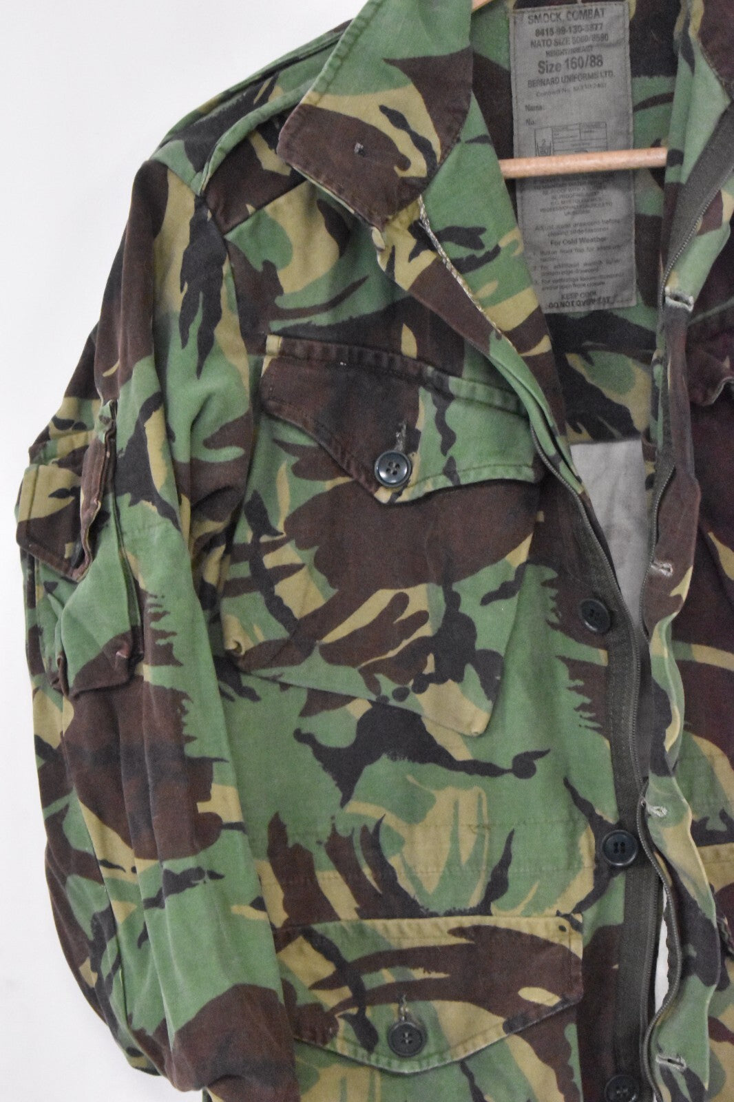 British Army DPM Combat Jacket Size 160/88 Camouflage Airsoft, Fishing Paintball