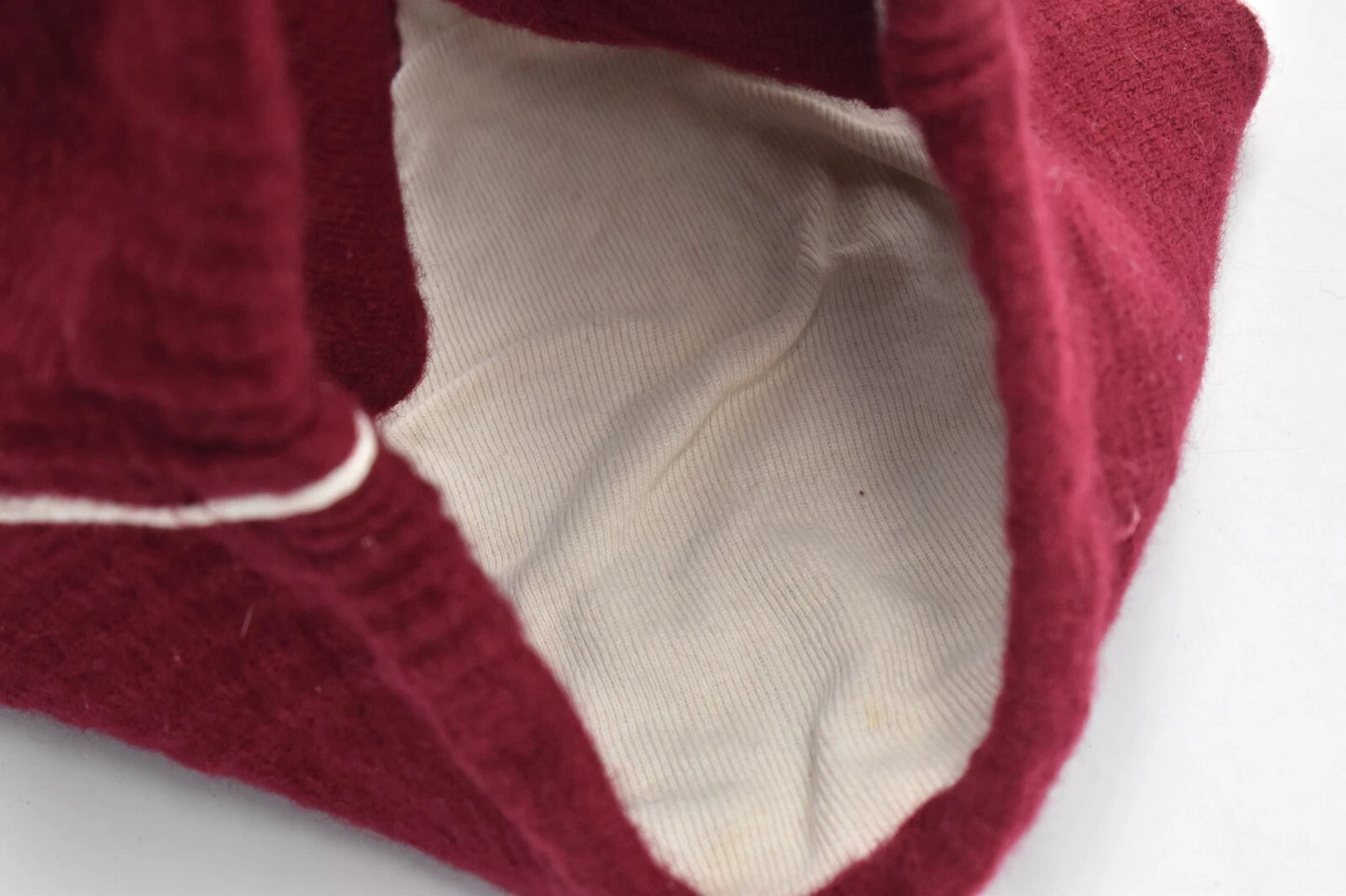 Vintage 1920s Men's Maroon Red Wool Swimming Trunks Capstan