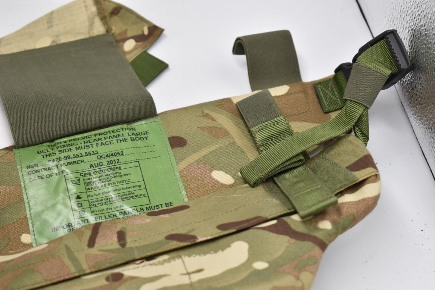 British Army MTP Camo Virtus Tactical Pelvic Protection with Soft Filler Large