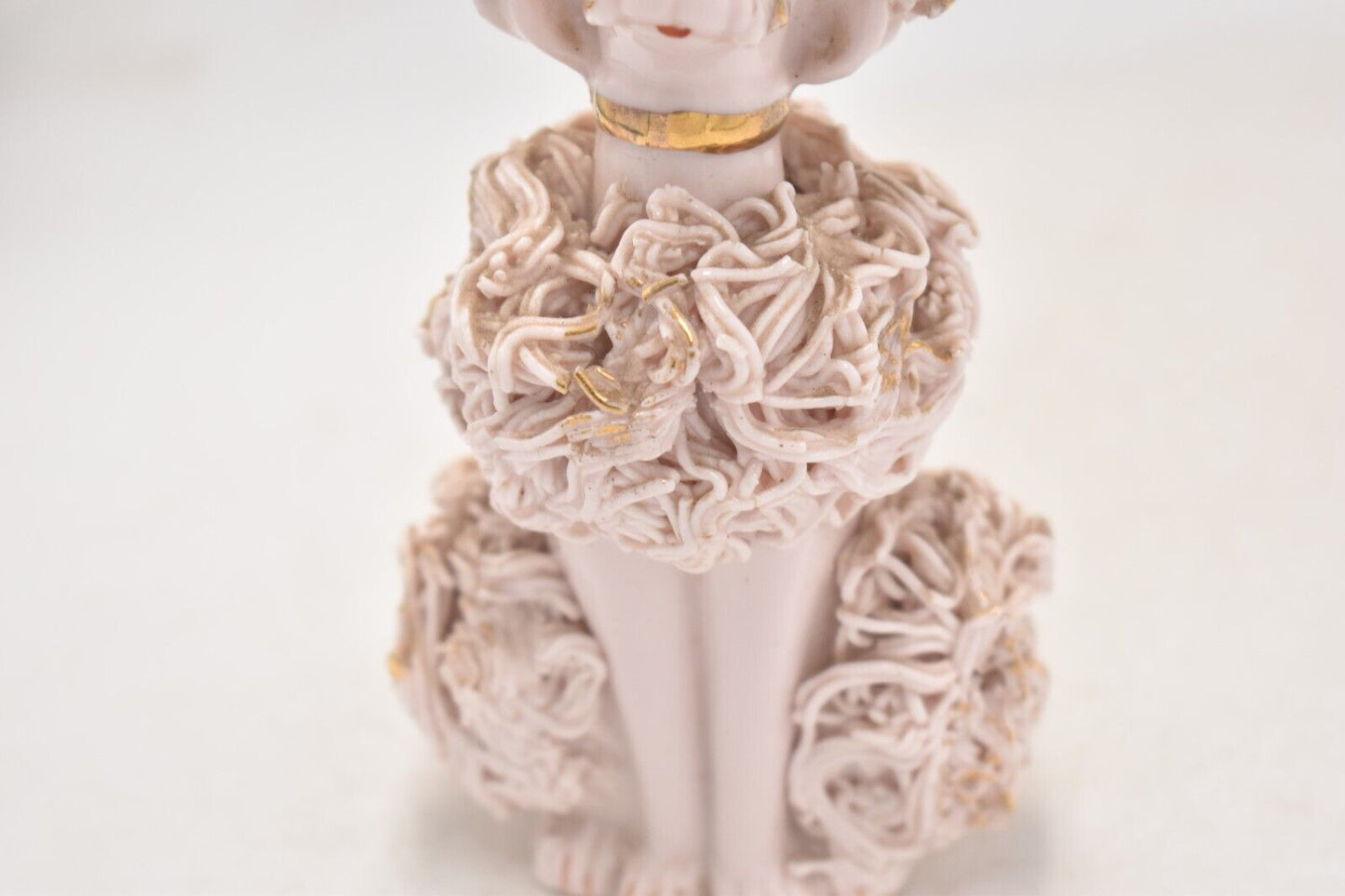 Vintage 1950s Pink Spaghetti Poodle Dog Hat Pin/Scissor Holder Figurine – Retro