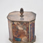 Antique Mappin & Webb Silver Plated Octagonal Tea Caddy – 12.5cm.