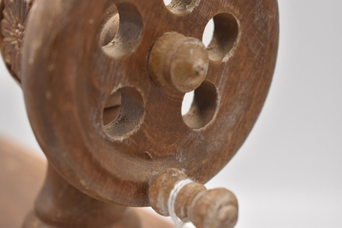 Vintage Wooden Toy Sewing Machine Display Piece 24.5cm Lovely