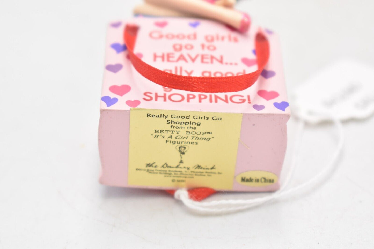 Betty Boop Danbury Mint "Good Girls Go Shopping" Figurine Statue Ornament 9.5cm