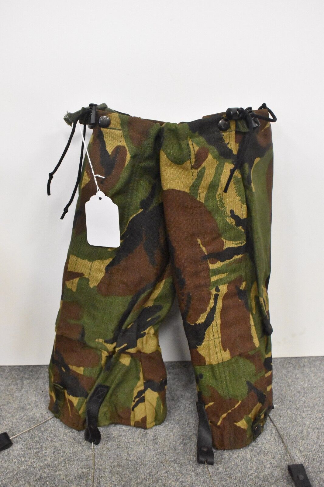 British Army DPM Camouflage Gaiters 1998 Standard Fit – Grade 1