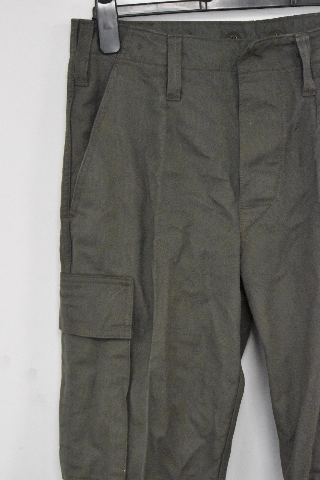 Vintage German Army Moleskin Canvas Combat Trousers – W32" L31"