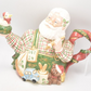 Vintage Fitz & Floyd Omnibus Santa’s Toy Factory Teapot – Decorative Christmas