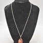 Vintage Sterling Silver 925 Necklace with Baltic Amber Pendant