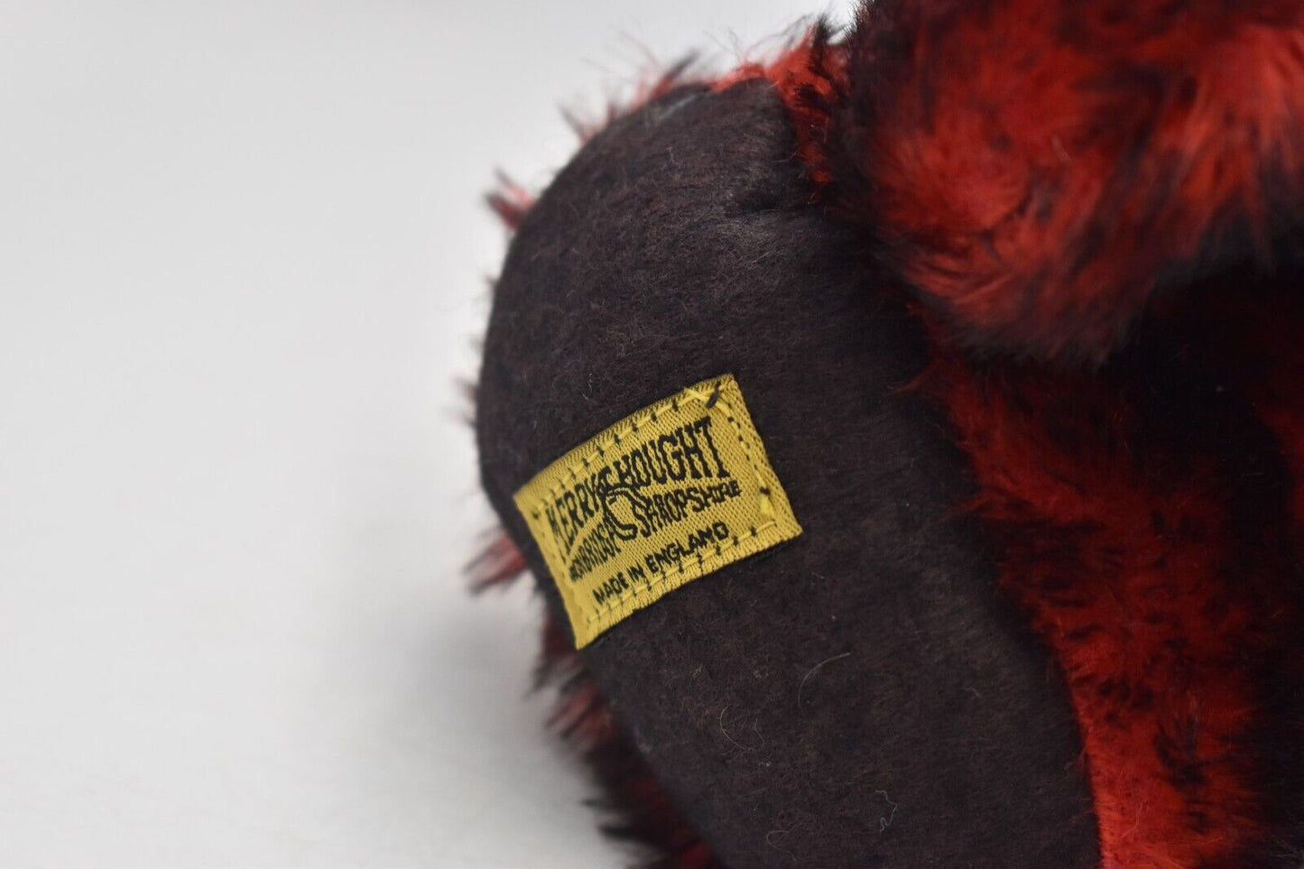 Merrythought Cheeky Fire Silk Teddy Bear – Limited Edition – Retired