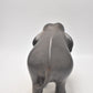 Vintage 1940s Hand-Carved Wooden Elephant Statue Figurine Rangoon 14.5cm