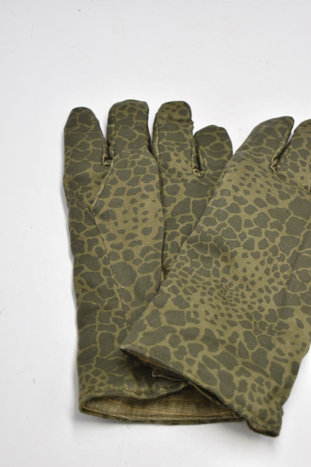 Polish Army Puma Camo Combat Gloves WZ89 Reptile Camouflage Cold Weather Size M