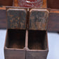 Antique Georgian Burr Walnut Tea Caddy with Silver Scallop Spoon