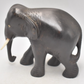 Vintage 1940s Hand-Carved Wooden Elephant Statue Figurine Rangoon 14.5cm