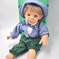 Vintage D'Anton Jos Jordan Boy Doll – Hard Plastic Expressions Doll, 36cm