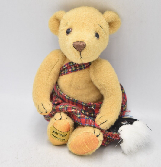 Merrythought Scottish Teddy Bear – Limited Edition – Retired – Fully Jointed
