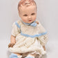 Antique Dean’s Rag Book Composition Doll – DRB Marked, 38cm