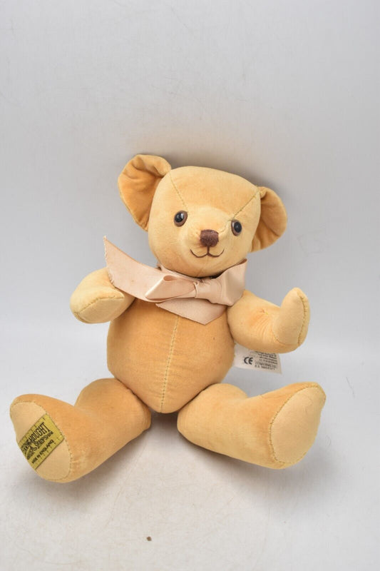 Merrythought Velour Jointed Teddy Bear – Fully Jointed – Classic British Collectible