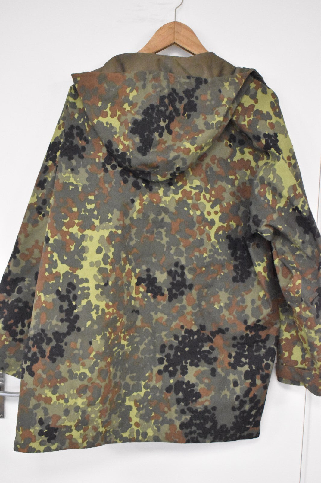 German Army Flecktarn Camo Waterproof Jacket 44" Chest
