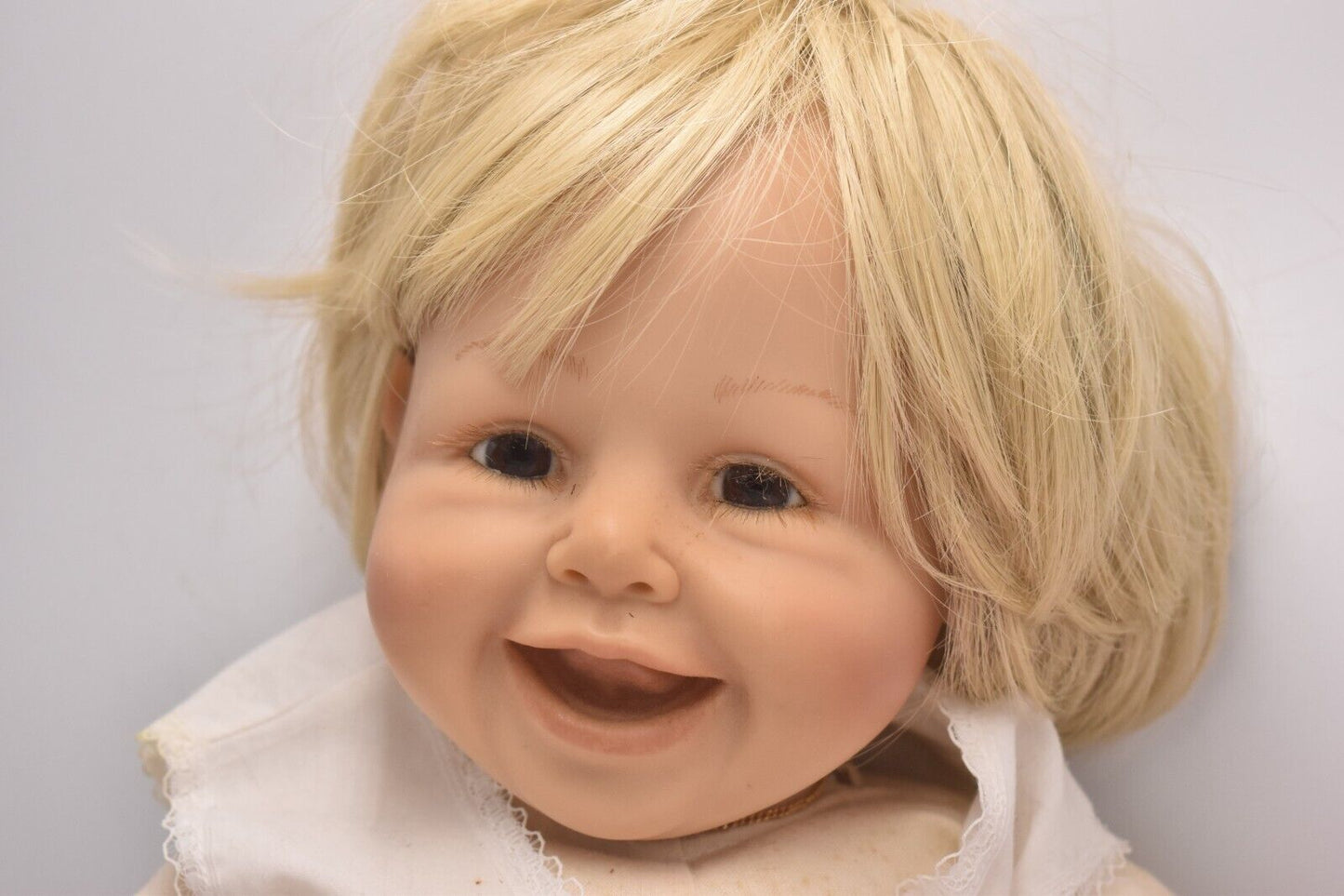 Vintage Zapf Creations Brigitte Leman Girl Doll – Large Life-Like Doll, 55cm