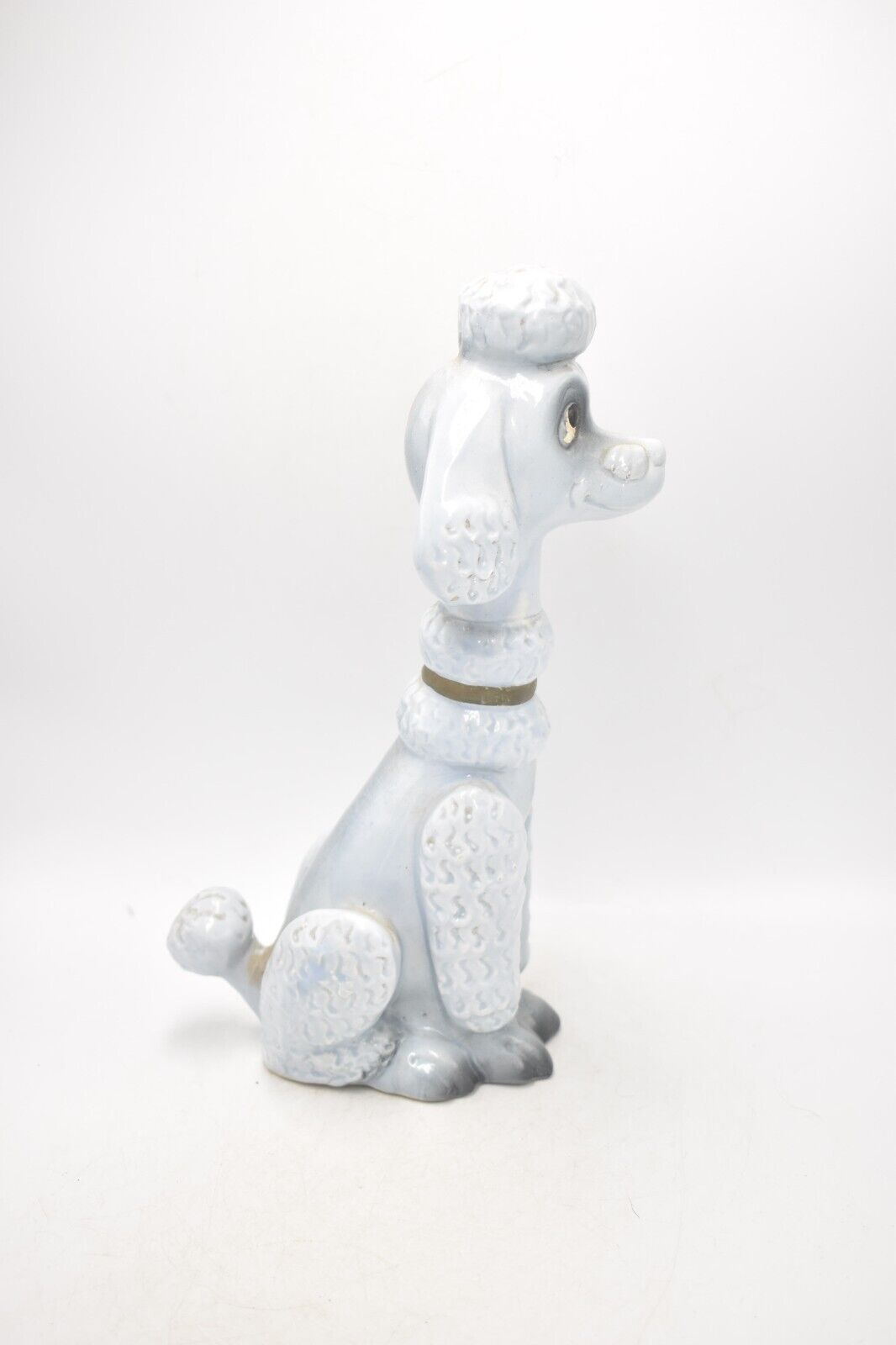 Vintage 1950s Italian Long Neck Poodle Dog Figurine Statue Ornament 26.5cm