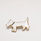 Vintage White Scottie Dog Pin Badge/Brooch