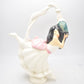 Vintage 1980s Torpor Ware Lady Popping Champagne Teapot - Decorative Collectible